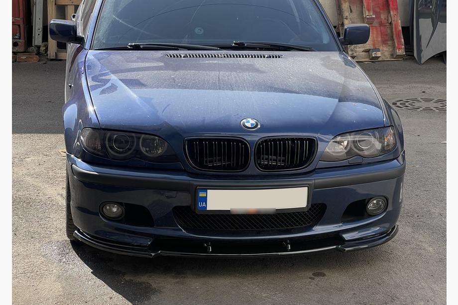 BMW 3 Serie E46 1998–2006 DPT V-1 frontlip (voor M Sport, hoogglans zwart) Foto 7