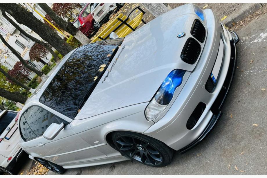 BMW 3 Serie E46 1998–2006 DPT V-1 frontlip (voor M Sport, hoogglans zwart) Foto 9