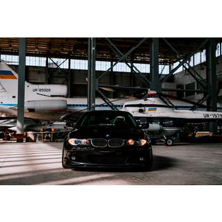 Front lip spoiler DPT V-2 (voor M Sport, hoogglans zwart) BMW 3 Serie E46 1998–2006 foto 4