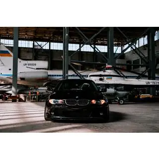 Front lip spoiler DPT V-2 (voor M Sport, hoogglans zwart) foto 4