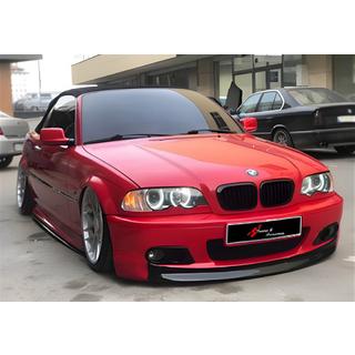 Front lip spoiler DPT V-2 (voor M Sport, hoogglans zwart) BMW 3 Serie E46 1998–2006 foto 2