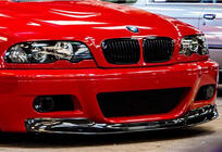 BMW 3 Serie E46 1998–2006 DPT frontlip splitter (voor M3, hoogglans zwart) foto 3