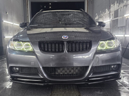 BMW 3-serie E90/E91 2005–2011 Voorbumper lip DPT (voor E90 M-Sport 2005-2008, glanzend zwart) foto 8