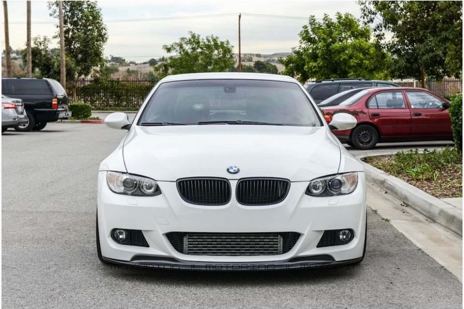 BMW 3-serie E92/E93 2006–2013 Voorlip spoiler CSL-Style DPT (voor M-Sport 2006-2010, hoogglans zwart) Foto 2