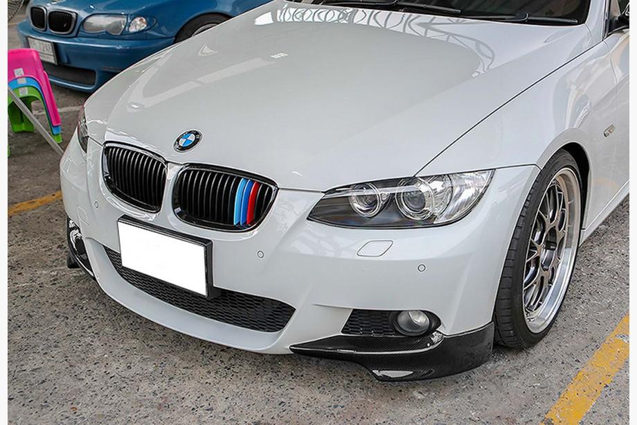 BMW 3-serie E92/E93 2006–2013 DPT front lip splitter (voor M-Sport 2006-2010, glans zwart) Foto 1