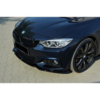 Voorbumper lipspoiler DPT V-2 (voor M-Sport, hoogglans zwart) BMW 4 Serie F32/F33/F36 2012–2020 foto 1