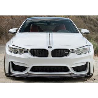 DPT V-4 voorlip spoiler (voor M4, hoogglans zwart) BMW 4 Serie F32/F33/F36 2012–2020 foto 2