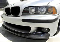 BMW 5 Serie E39 1996–2003 Voorbumper lip CSL Style DPT (Voor M5, hoogglans zwart) foto 1