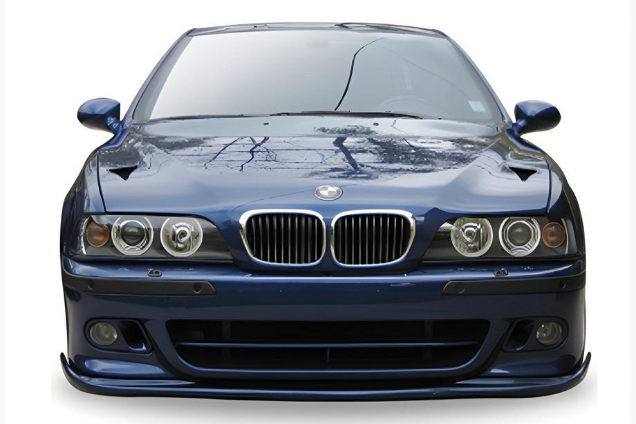 BMW 5 Serie E39 1996–2003 Voorbumper lip splitter DPT (voor Hamann, hoogglans zwart) Foto 1