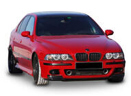BMW 5 Serie E39 1996–2003 DPT front lip spoiler (voor M5, glanzend zwart) foto 1