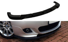BMW 5 Serie E60/E61 2003–2010 Frontlip spoiler DPT (voor M Technic Max Hamann hoogglans zwart) foto 1