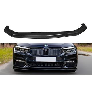 DPT V-2 front lip spoiler (2017-2020, hoogglans zwart) BMW 5 Serie G30/G31 2017–2023 foto 1
