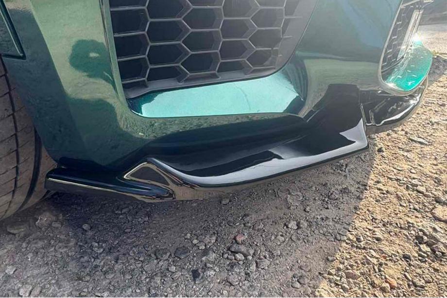 BMW X5 F15 2013–2018 Voorbumper lip DPT V-2 (voor X5M F85, hoogglans zwart) Foto 14