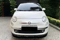 Fiat 500/500L 2013–2022 DPT front bumper lip (hoogglans zwart) foto 1