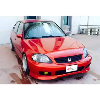 Front lip spoiler DPT V-2 (hoogglans zwart) foto 2