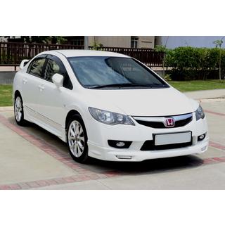 DPT front bumper lip spoiler (2009-2011, in primer/overspuitbaar) Honda Civic Sedan VIII 2006–2011 foto 2