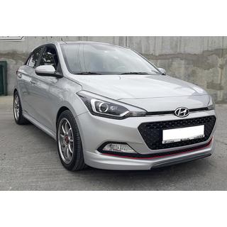 DPT front bumper lip (hoogglans zwart) Hyundai I-20 2014–2020 foto 1