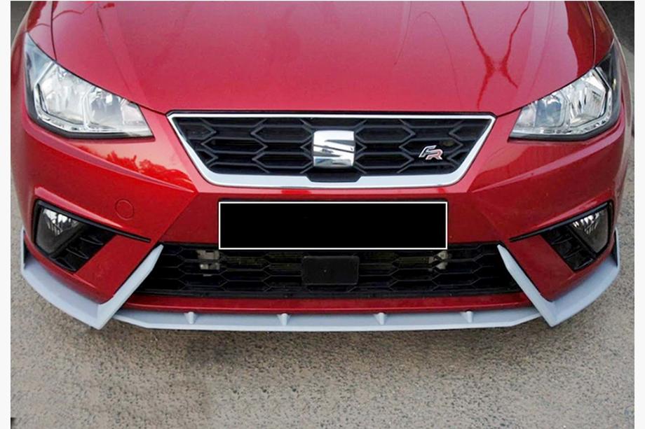Seat Ibiza 2010–2017 Front lip spoiler DPT V-2 (hoogglans zwart) Foto 4
