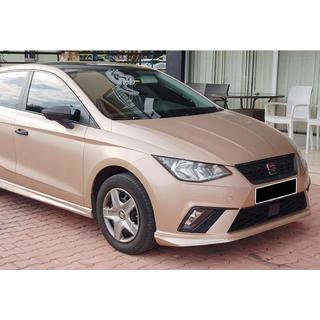 DPT V-3 voorbumper lip (hoogglans zwart) Seat Ibiza 2010–2017 foto 2