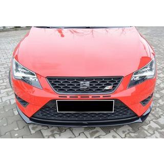 Front lip splitter DPT (Cupra, 2013-2016, hoogglans zwart) Seat Leon 2013–2020 foto 3