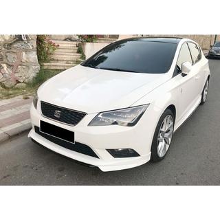DPT V-1 front lip spoiler (2013-2016, in grondlak/overspuitbaar) Seat Leon 2013–2020 foto 3