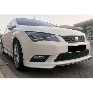 DPT V-1 front lip spoiler (2013-2016, in grondlak/overspuitbaar) Seat Leon 2013–2020 foto 1