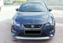 Seat Leon 2013–2020 Voorbumper lip spoiler DPT V-2 (2013-2016, hoogglans zwart) foto 1