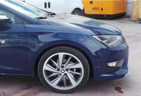 Seat Leon 2013–2020 Voorbumper lip spoiler DPT V-2 (2013-2016, hoogglans zwart) foto 5