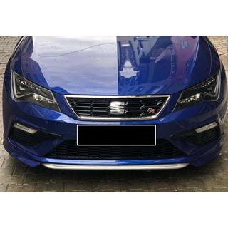 Frontlip spoiler DPT V-1 (2017-2020, hoogglans zwart) Seat Leon 2013–2020 foto 2