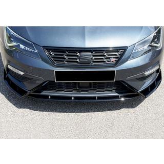 Front lip spoiler DPT V-3 (2017-2020, hoogglans zwart) foto 1