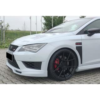 Frontlip spoiler DPT V-5 (2017-2020, hoogglans zwart) foto 2