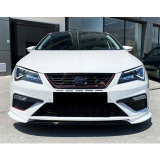 DPT V-3 frontlip spoiler (2013-2016, hoogglans zwart) foto 2