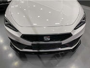 Seat Leon 2020– Front lip spoiler DPT V-2 (hoogglans zwart) foto 3