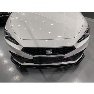 Front lip spoiler DPT V-2 (hoogglans zwart) Seat Leon 2020– foto 3