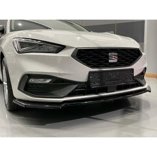 Front lip spoiler DPT V-2 (hoogglans zwart) Seat Leon 2020– foto 4