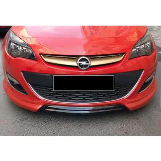 Voorbumper lip spoiler DPT V-1 (hoogglans zwart) foto 1