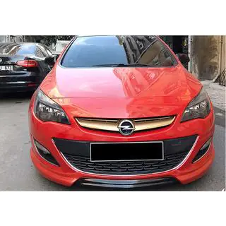 Voorbumper lip spoiler DPT V-1 (hoogglans zwart) foto 2