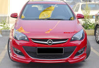 Opel Astra J 2009–2015 Voorbumper lipspoiler DPT V-3 (ongelakt) foto 2