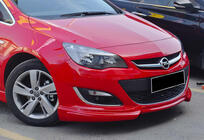 Opel Astra J 2009–2015 Voorbumper lipspoiler DPT V-3 (ongelakt) foto 3