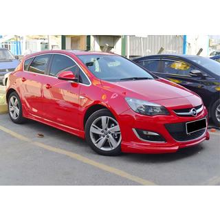 Voorbumper lipspoiler DPT V-3 (ongelakt) Opel Astra J 2009–2015 foto 1