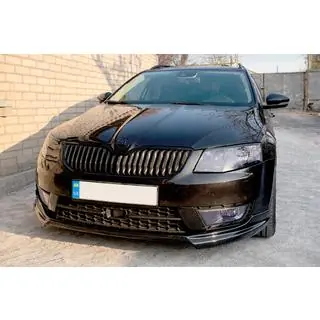 Voorbumper lip spoiler DPT V-1 (2013-2017, klaar om te spuiten) foto 2
