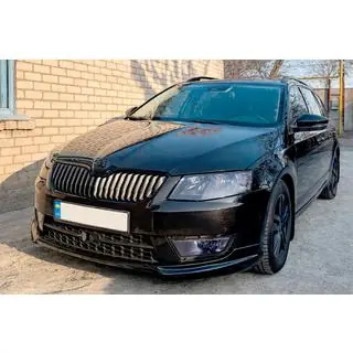 Voorbumper lip spoiler DPT V-1 (2013-2017, klaar om te spuiten) foto 1