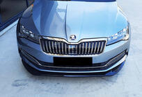 Skoda Superb 2015–2024 Voorbumper lipspoiler DPT V-3 (2015-2020, hoogglans zwart) foto 2