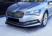 Skoda Superb 2015–2024 Voorbumper lipspoiler DPT V-3 (2015-2020, hoogglans zwart) foto 1