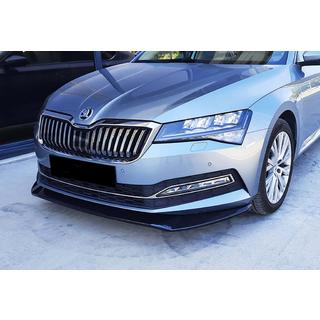 Voorbumper lipspoiler DPT V-3 (2015-2020, hoogglans zwart) Skoda Superb 2015–2024 foto 1
