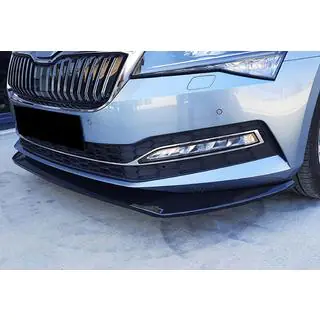 Voorbumper lipspoiler DPT V-3 (2015-2020, hoogglans zwart) Skoda Superb 2015–2024 foto 3