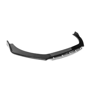 Universele frontlip spoiler DPT Black V-2 (ABS, hoogglans zwart/grijs) foto 3