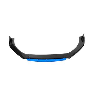 Universele voorbumper lip spoiler DPT Blue V-2 (ABS, hoogglans zwart) foto 1