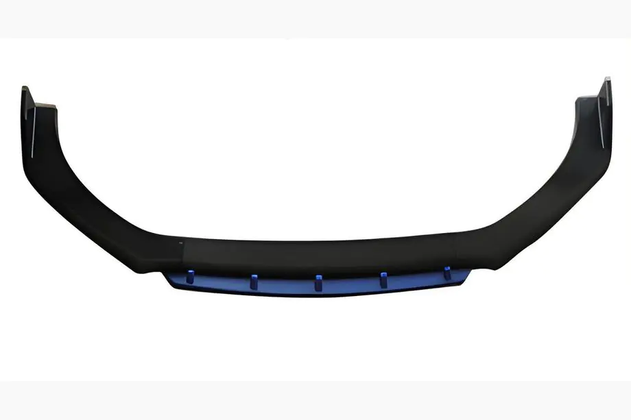 Universele voorbumper lip spoiler DPT Blue V-2 (ABS, hoogglans zwart) Image
