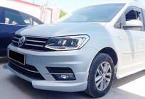 Volkswagen Caddy 2015–2020 Voorbumper lip spoiler DPT (spuitklaar) foto 3